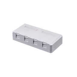 [LP-WP-07B] Caja de Pared de 4 Puertos Sin Jack | LP-WP-07B