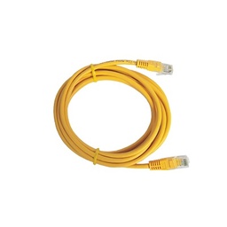 [LP-UT3-050-YE] Cable de Parcheo UTP Cat5e - 0.5 Metros (1.64 Pies) - Amarillo | LP-UT3-050-YE