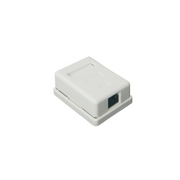 [LP-WP-6036] Caja de Pared con 1 Puerto Keystone, Incluye Jack STP Cat5e | LP-WP-6036