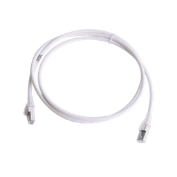 [ZM6A-S05-02B] Patch Cord Z-MAX Cat6A S/FTP, CM/LS0H, 1.52 Metros (5 Pies), Color Blanco, Versión Bulk (Sin Empaque Individual) | ZM6A-S05-02B
