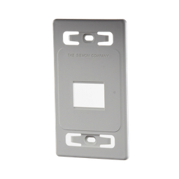 [MX-FP-S-02-02] Placa de Pared Modular MAX, de 2 Salidas, Color Blanco | MX-FP-S-02-02