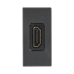 [SM-HDMI-G] Módulo HDMI Hembra - Hembra Color Grafito / (K129B/14) | SM-HDMI-G
