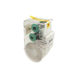 [T075X000VPC-BK] Casete de Etiquetas de Vinilo de Cinta Continua, Color Negro Sobre Blanco, Uso Interior/Exterior, 19.05 mm de Ancho x 7.6 Metros (24.93 Pies) de Largo | T075X000VPC-BK