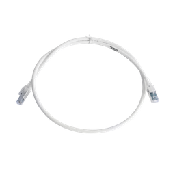 [ZM6A-S03-02] Patch Cord Z-MAX Cat6A S/FTP, CM/LS0H, 0.91 Metros (3 Pies), Color Blanco | ZM6A-S03-02