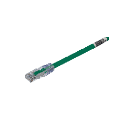 [UTP6AX10GR] Cable de Parcheo UTP, Cat6A, 24 AWG, CM, Color Verde, 3.05 Metros (10 Pies) | UTP6AX10GR