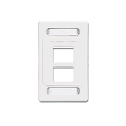 [MX-F-PS-04-02] Placa de Pared Modular MAX, de 4 Salidas, Color Blanco | MX-F-PS-04-02