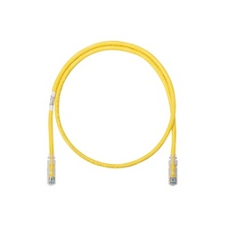 [NK6PC10YLY] Cable de Parcheo UTP Categoría 6, con Plug Modular en Cada Extremo - 3 Metros (9.84 Pies) - Amarillo | NK6PC10YLY