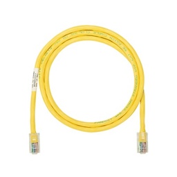 [NK5EPC5YLY] Cable de Parcheo UTP Categoría 5e, con Plug Modular en Cada Extremo - 1.5 Metros (4.92 Pies) - Amarillo | NK5EPC5YLY