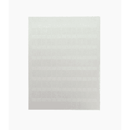 [C379X030FJJ] Hojas con 1000 Etiquetas Poliofina para Impresora Láser/Inyección de Tinta, Ancho 96.3 mm (3.79 pulgadas) x Alto 7.6 mm (0.3 pulgadas), Color Blanco | C379X030FJJ
