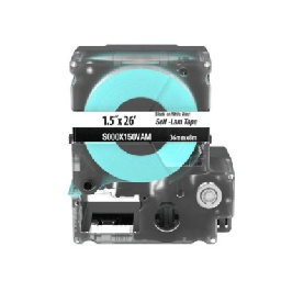 [S000X150VAM] Casete de Etiquetas Autolaminadas de Cinta Continua, de 26 (1 Pulgada) mm de Ancho, 7.9 Metros (25.92 Pies) de Largo, Para Cables Cat. 5e/6, Color Blanco | S000X150VAM