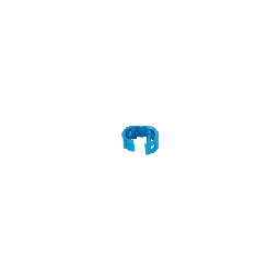 [PCBANDBU-Q] Kit de 25 Clips de Identificación Para Patch Cords, Compatible con Diámetros de 4.7 a 7.8 mm (0.19 a 0.31 Pulgadas), Color Azul | PCBANDBU-Q