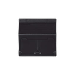 [SM-2-KEYA-G] (KB80MD64/14) Placa Voz y Datos Inclinada con Guardapolvo y Adaptador Doble para RJ45 Keystone - Color Grafito | SM-2-KEYA-G