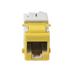 [U5-K05NS] Jack UltraMAX Cat5e, UTP, Tipo Keystone, Color Amarillo, Punch Down | U5-K05NS