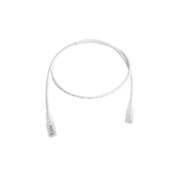 [MC5-07-02B] Patch Cord MC5 Modular Cat5e UTP, CM/LS0H, 2.13 Metros (7 Pies), Color Blanco, Versión Bulk (Sin Empaque Individual) | MC5-07-02B