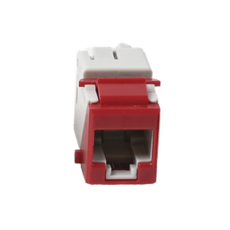 [U5-K03NS] Jack UltraMAX Cat5e, UTP, Tipo Keystone, Color Rojo, Punch Down | U5-K03NS