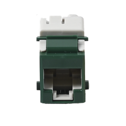 [U6A-K07NS] Jack Ultramax Cat6A, UTP, Tipo Keystone, Color Verde, Punch Down | U6A-K07NS