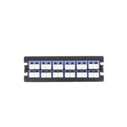 [LP-FO-LC-D12-SM] Placa Acopladora para Distribuidor de Fibra Óptica LP-ODF-8024, Incluye 12 Acopladores LC Duplex para Fibra Monomodo | LP-FO-LC-D12-SM