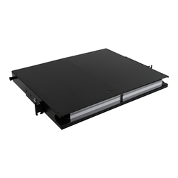 [LVE-1U-MD-T01A] Distribuidor de Fibra Óptica de Alta Densidad LigthVerse *Plus* Para Rack de 19 Pulgadas, Acepta 4 Placas Plug and Play, Hasta 96 Fibras, 1 UR | LVE-1U-MD-T01A
