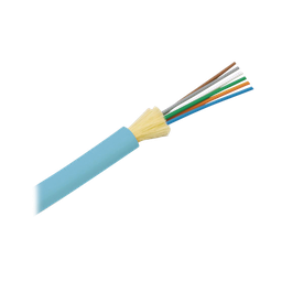[FODRX06Y] Cable de Fibra Óptica de 6 Hilos, Multimodo OM3 50/125 Optimizada, Interior, Tight Buffer 900um, No Conductiva (Dieléctrica), OFNR (Riser), Precio Por Metro | FODRX06Y