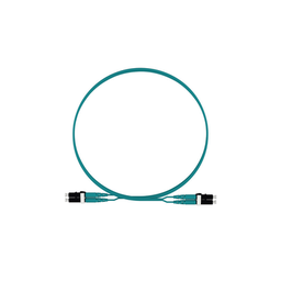 [FZ2ELLNLNSNM002] Jumper de Fibra Optica Multimodo 50/125 OM4, LC-LC Duplex, LSZH, Color Aqua, 2 Metros (6.56 Pies) | FZ2ELLNLNSNM002
