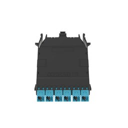 [FHCZO-12-10U] Cassette HD Flex Para 12 Fibras Multimodo OM4, de MPO a 6 Conectores LC Duplex, Color Aqua | FHCZO-12-10U