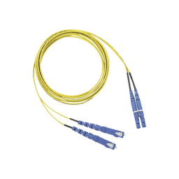 [F92ERLNSNSNM002] Jumper de Fibra Optica Monomodo 9/125 OS2, LC-SC Duplex, OFNR (Riser), Color Amarillo, 2 Metros (6.56 Pies) | F92ERLNSNSNM002