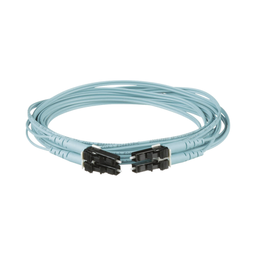 [FX2ERLNLNSNM004] Jumper de Fibra Optica Multimodo 50/125 OM3, LC-LC Duplex, OFNR (Riser), Color Aqua, 4 Metros (13.12 Pies) | FX2ERLNLNSNM004