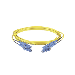 [F92ERLNLNSNM030] Jumper de Fibra Optica Monomodo 9/125 OS2, LC-LC Duplex, OFNR (Riser), Color Amarillo, 30 Metros (98.43 Pies) | F92ERLNLNSNM030