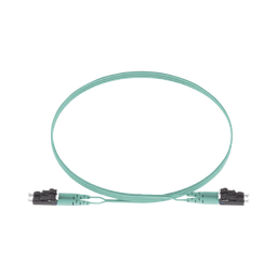 [FX2ERLNLNSNM005] Jumper de Fibra Optica Multimodo 50/125 OM3, LC-LC Duplex, OFNR (Riser), Color Aqua, 5 Metros (16.40 Pies) | FX2ERLNLNSNM005