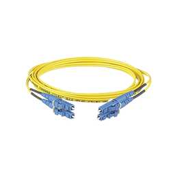 [F92ERLNLNSNM005] Jumper de Fibra Optica Monomodo 9/125 OS2, LC-LC Duplex, OFNR (Riser), Color Amarillo, 5 Metros (16.40 Pies) | F92ERLNLNSNM005