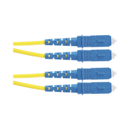 [F923RSNSNSNM005] Jumper de Fibra Optica Monomodo 9/125 OS2, SC-SC Duplex, OFNR (Riser), Color Amarillo, 5 Metros (16.40 Pies) | F923RSNSNSNM005