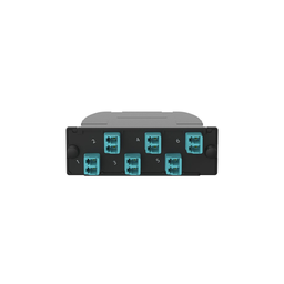 [FC2ZN-12-10AS] Casete OptiCom de Fibra Óptica Multimodo OM4, Con Conector MPO a 6 LC Duplex, Polaridad Método A, Pérdida de Inserción Estándar | FC2ZN-12-10AS
