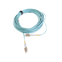[FJ2-LCLC5L-15AQ] Jumper de Fibra Óptica Multimodo 50/125 XGLO OM3, LC-LC Duplex, OFNR, Color Aqua, 15 Metros (49.21 Pies) | FJ2-LCLC5L-15AQ