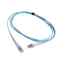 [FJ2-LCLC5L-01AQ] Jumper de Fibra Óptica Multimodo 50/125 OM3 XGLO, LC-LC Duplex, OFNR, Color Aqua, 1 Metro (3.28 Pies) | FJ2-LCLC5L-01AQ