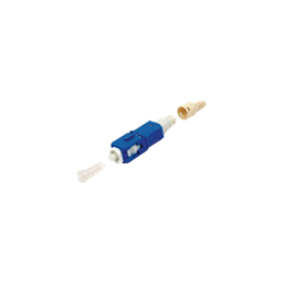 [FC1-LB-SCU-9BL] Conector de Fibra Óptica Pre-Pulido LightBow SC/UPC Simplex, Monomodo OS1/OS2, Re-Terminable, Color Azul | FC1-LB-SCU-9BL