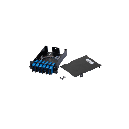 [FCS9N-12-03P] Placa Acopladora de Fibra Óptica FAP, Con 12 Pigtails y 6 Conectores SC Duplex (12 Fibras), Para Fibra Monomodo OS1/OS2, Color Azul | FCS9N-12-03P