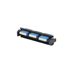 [RIC-F-LCU12-01C] Placa Acopladora de Fibra Óptica Quick-Pack, Con 6 Conectores LC/UPC Duplex (12 Fibras), Para Fibra Monomodo, Azul | RIC-F-LCU12-01C