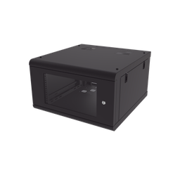 [SR-1906-GN2G] Gabinete de Pared con Puerta de Cristal Templado, 635 mm de Profundidad, 6U Rack de 19 in, Acero Reforzado | SR-1906-GN2G
