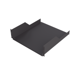 [SCH-50-3U] Charola para Soportar Equipos en Rack de 19 in, Profundidad de 50 cm, Color Negro, 3U | SCH-50-3U