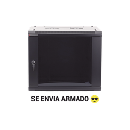 [PSTC-06-645-BDP] Gabinetes PRECISION, Con Puerta Perforada, de 19in, 6UR, 450mm de Profundidad, Color Negro | PSTC-06-645-BDP