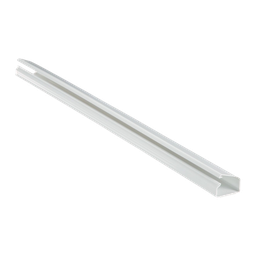 [LD10WH6-A] Canaleta LD10 de PVC rígido, con cinta adhesiva para instalación sin herramientas, de 38.4 x 24 x 1828.8 mm, Color Blanco | LD10WH6-A