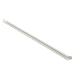 [LD5WH6-A] Canaleta LD5 de PVC rígido, con cinta adhesiva para instalación sin herramientas, 26 x 15 x 1828.8 mm, Color Blanco | LD5WH6-A