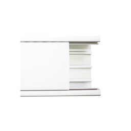 [TEK-100] Canaleta con tapa en color blanco de PVC auto extinguible 100 x 52 x 2500mm (5501-01250) | TEK-100