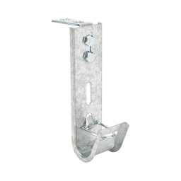[CH-J25-EZ] Soporte (Gancho) tipo J-Hook, hasta 7 cables Cat6, ideal para soportar cableado en los espacios de manipulación al aire, Para instalación en interior | CH-J25-EZ