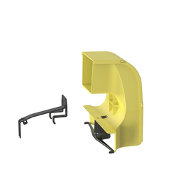 [FRSPJ4X4LYL] Bajada Para Canaleta FiberRunner™, Uso con Medidas 4x4, 6X4, 12X4, o 24X12, Con Reducción a 4X4, Color Amarillo | FRSPJ4X4LYL