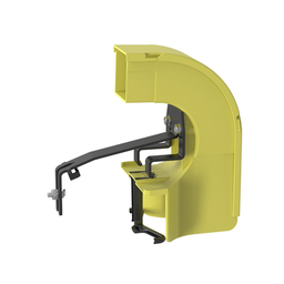 [FRSPJ2X2LYL] Bajada Para Canaleta FiberRunner™, Uso con Medidas 4x4, 6X4, 12X4, o 24X12, Con Reducción a 2X2, Color Amarillo | FRSPJ2X2LYL