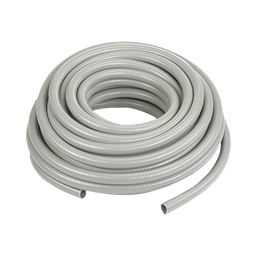 [HUB-G1050] Manguera hermética flexible tipo PolyTuff no metálica, gris de 1/2", 100 pies. Uso comercial/industrial. | HUB-G1050