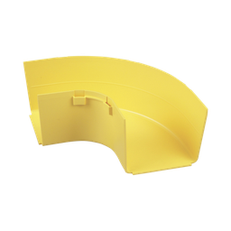 [FRRA4X4LYL] Ángulo Recto a 90º Horizontal, Para Canaletas FiberRunner™ 4X4, Color Amarillo | FRRA4X4LYL