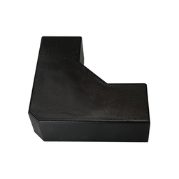 [TMK-1720-L-N] Sección en "L" Color Negro de PVC Auto Extinguible, Para Canaleta TMK-1720-N-CC (5230-02003) | TMK-1720-L-N