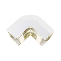 [T70OCIW] Esquinero exterior, para uso con canaleta T70, Material PVC Rígido, Color Blanco Mate | T70OCIW